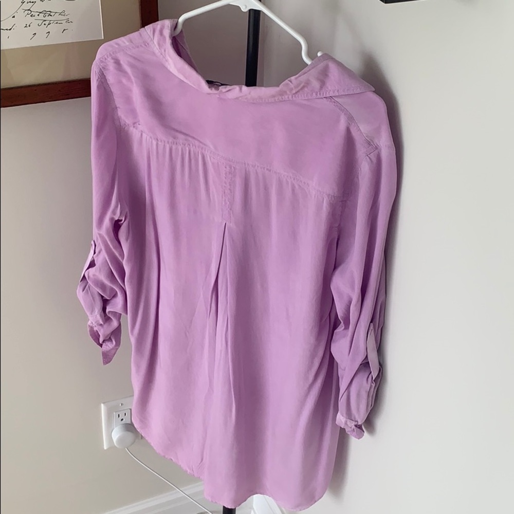 Purple Button Down Shirt - image 3